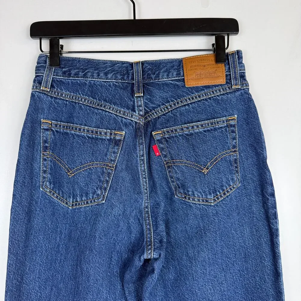 Levi's Premium 80's Mom Jean Tapered Blue High Rise A3506 - 27 W27 L28